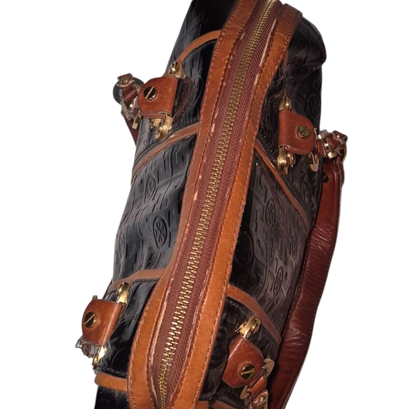 Tory Burch Black and Brown Shoulder Bag - Picture 3 of 4